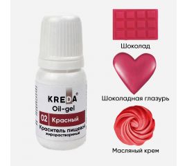 Oil-gel, гелевые красители, жирорастворимые